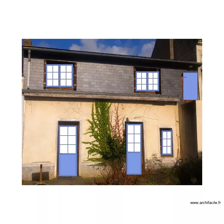 facade abf. Plan de facade abf. Plan de