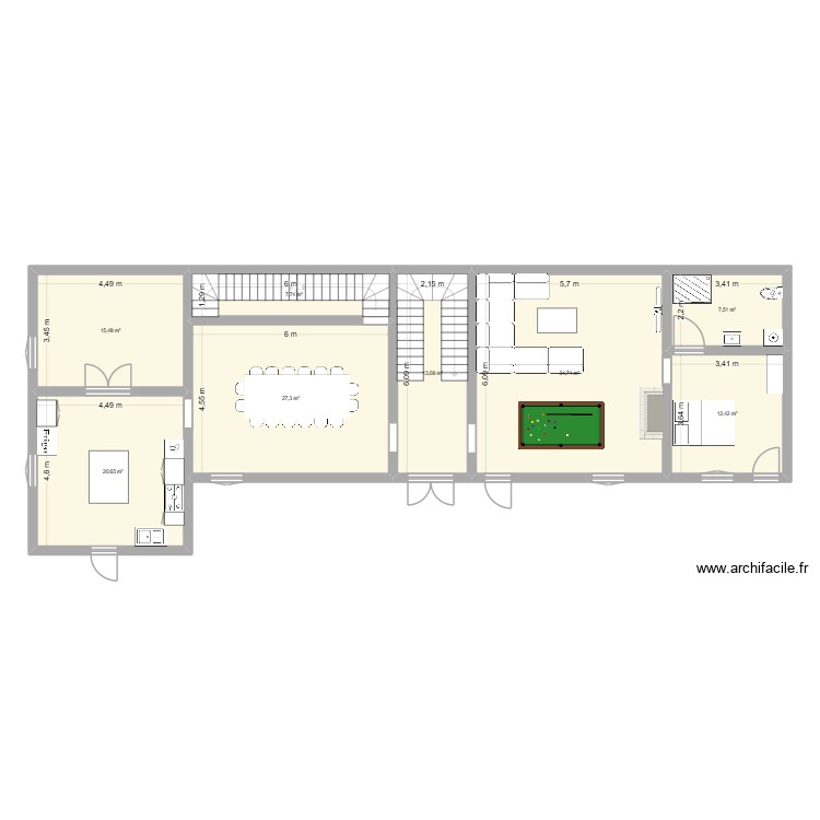 RDC Maison familiale. Plan de 0 pièce et 0 m2