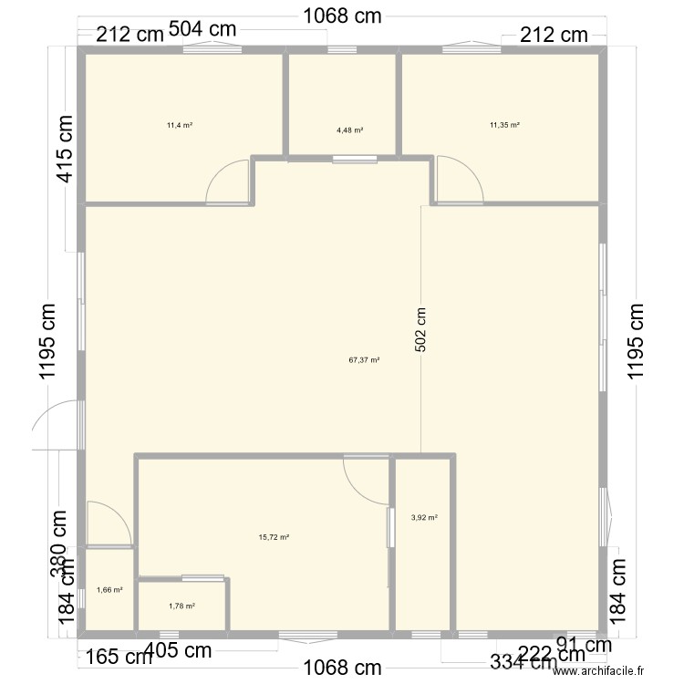 M.Morel cotation. Plan de 0 pièce et 0 m2