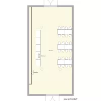 Salle Colard avec table repas 30 personnes