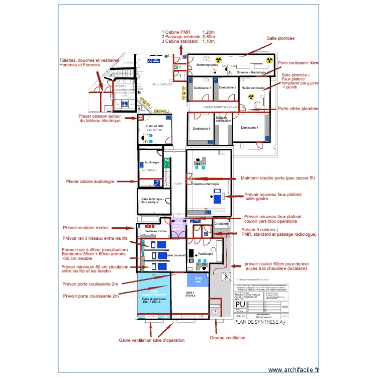 The Clinic - Sous-sol - 24/02/2024 - A.A. Plan de 10 pièces et 96 m2