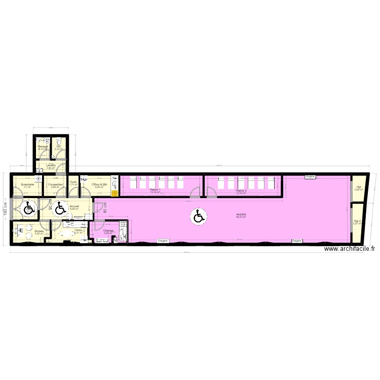 94 Ormesson PROJET VArL Post Chantier_PMI V2. Plan de 17 pièces et 179 m2
