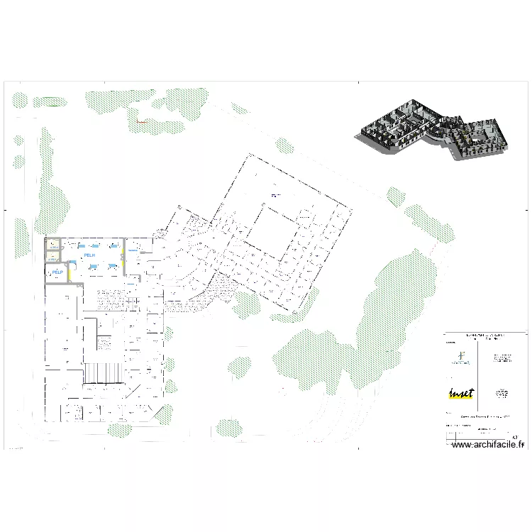 R+1 St Pierre - SDIF. Plan de 2 pièces et 19 m²
