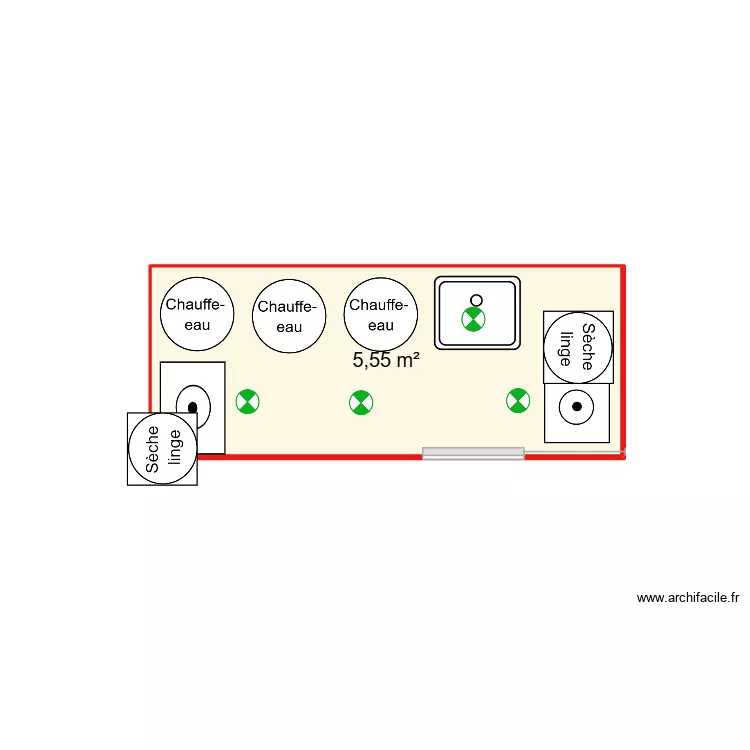BUANDERIE. Plan de BUANDERIE. Plan de