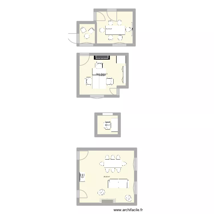 Alsace Lorraine. Plan de 4 et 66 m² Alsace Lorraine. Plan de 4 et 66 m²