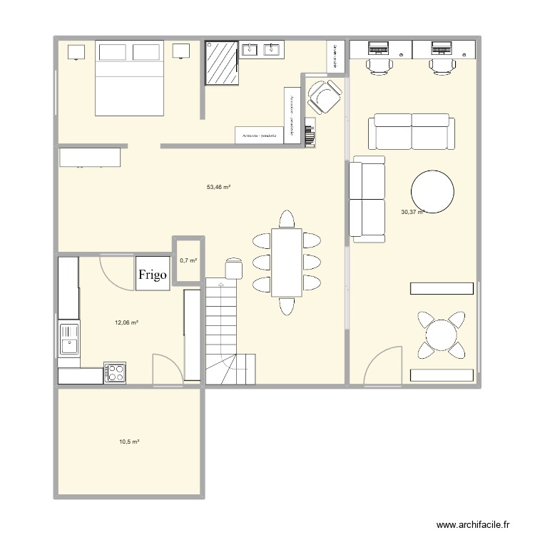 CHAMBRE PARENTALE. Plan de 0 pièce et 0 m2