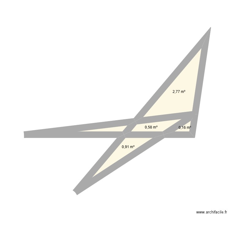 nour. Plan de 5 pièces et 4 m2