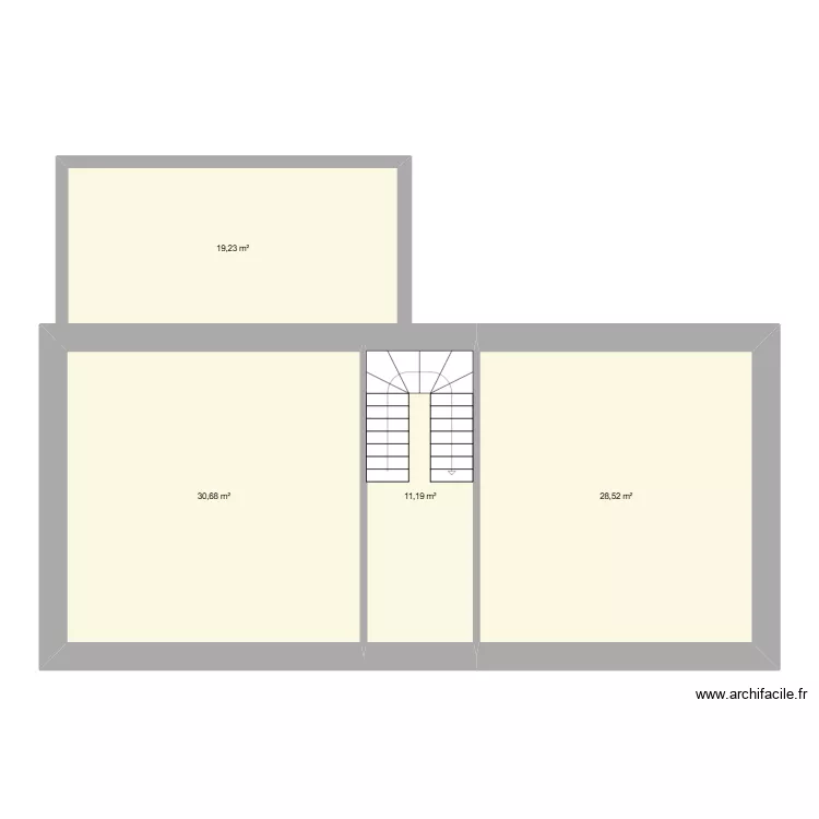 Palezis avt. Plan de 4  et 90 m²