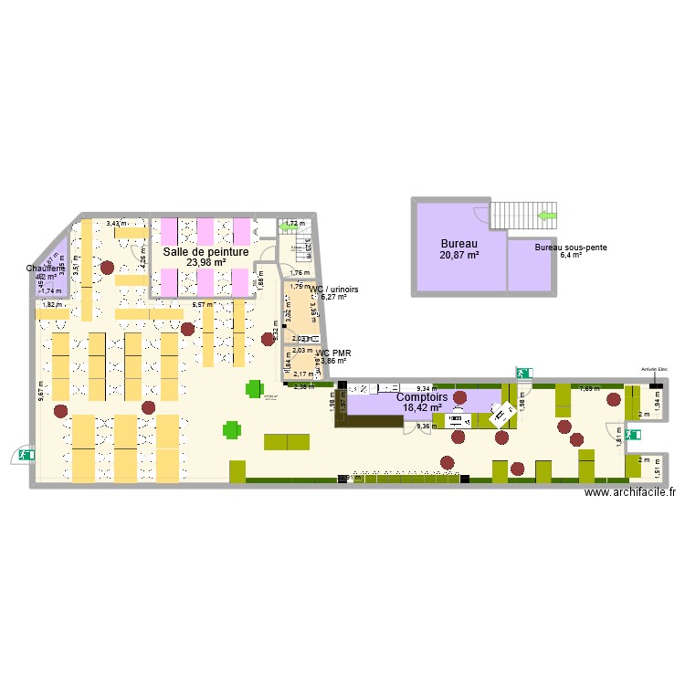 Vaise v3. Plan de 10 pièces et 319 m2