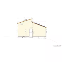 Fa&ccedil;ade cabane en L face Est