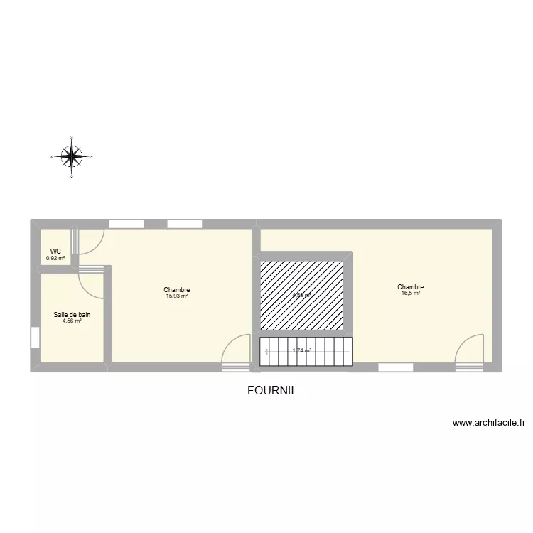 231 FOURNIL FRESSIN. Plan de 6 et 44 m² 231 FOURNIL FRESSIN. Plan de 6 et 44 m²