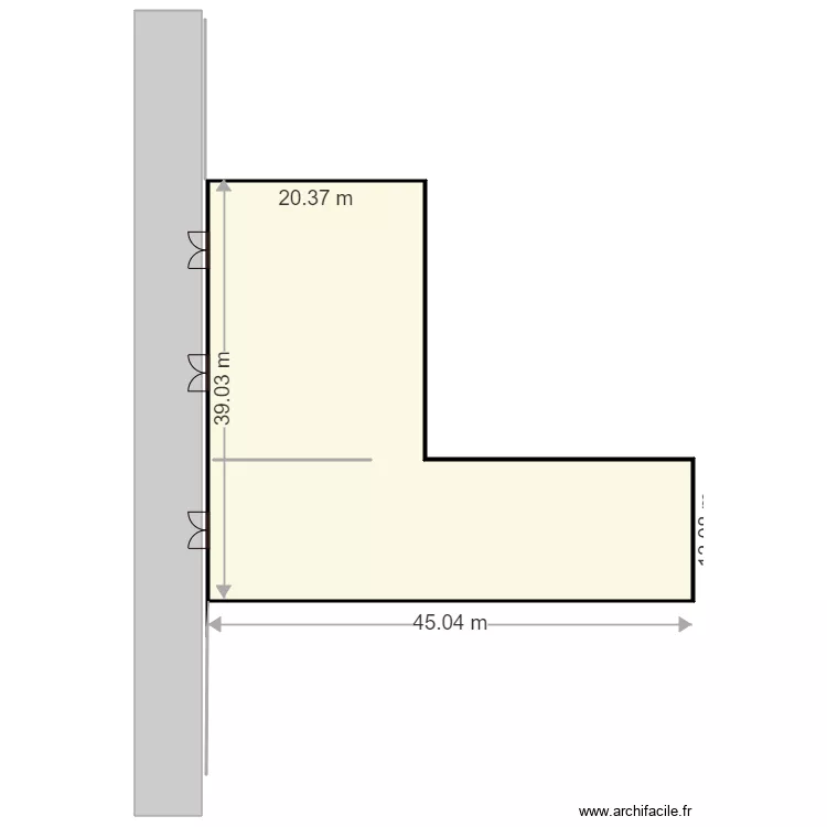 local2. Plan de 2  et 1578 m²