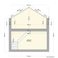 Plan de coupe toiture