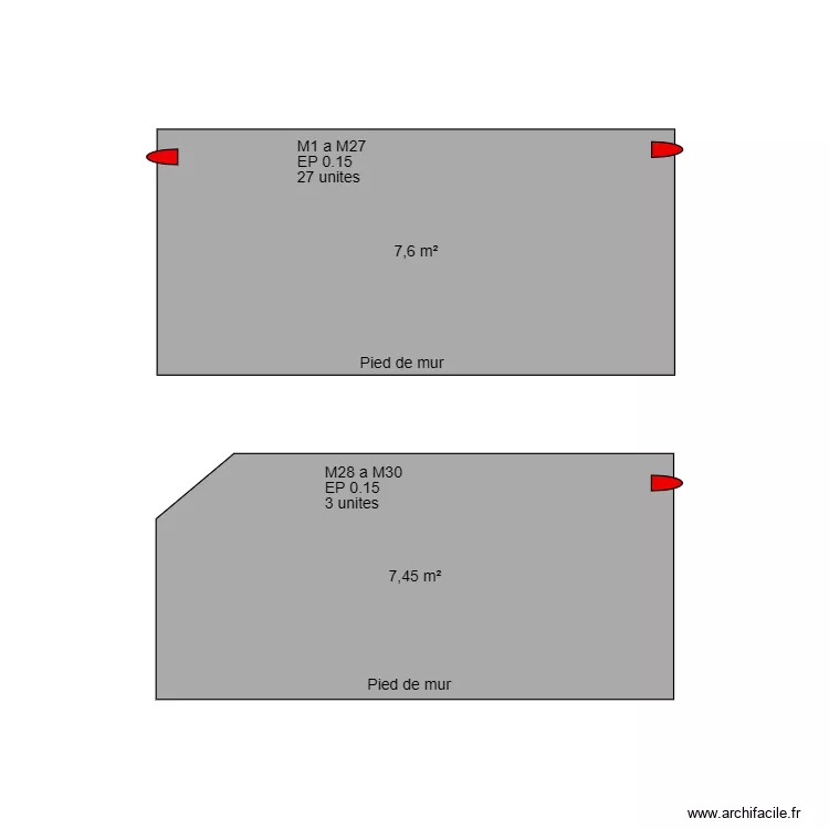 silo predotte. Plan de 