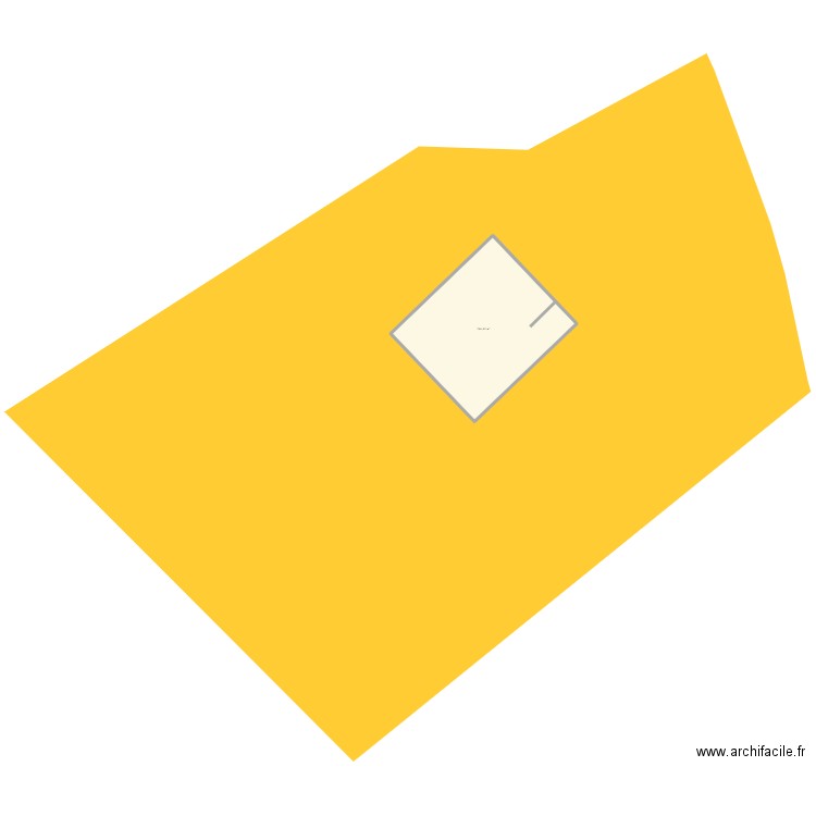 parcelle cadastre. Plan de 1 pièce et 764 m2