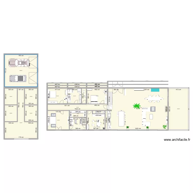 Villa Tarzan 21. Plan de 