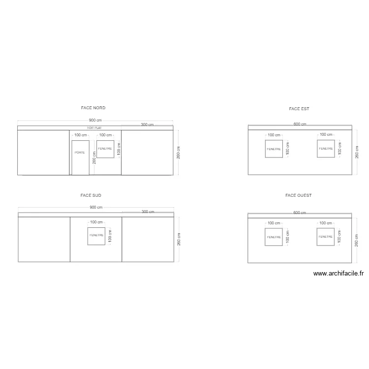 PLAN DE COUPE NURSERIE. Plan de 