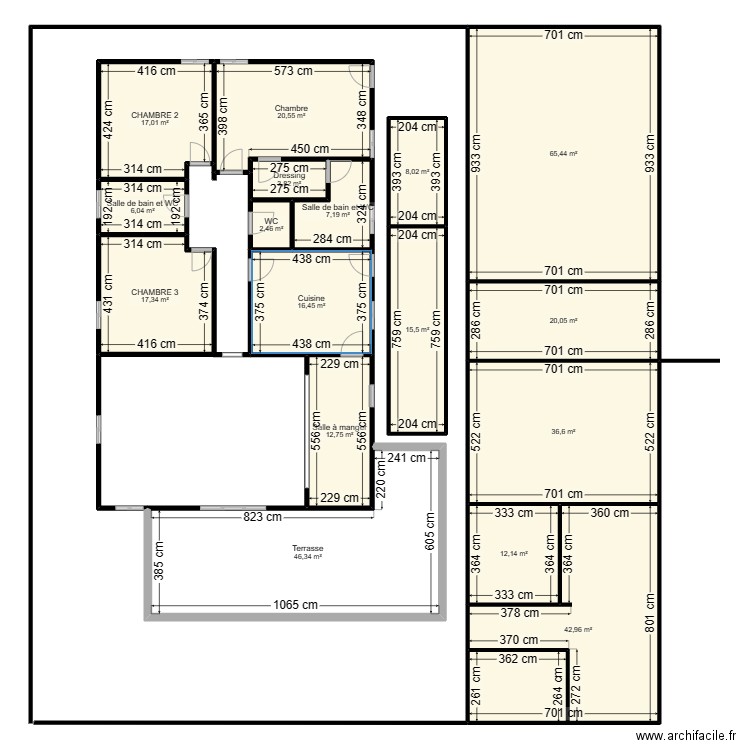 FINAL. Plan de 17 pièces et 351 m2