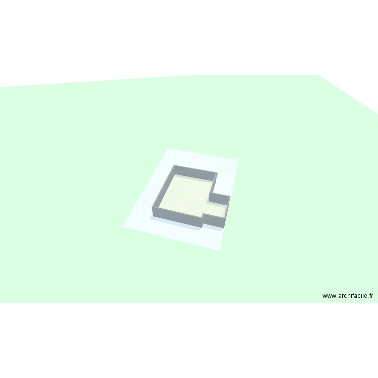 CAROLE. Plan de 1 pièce et 135 m2