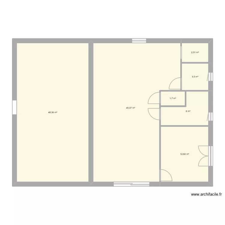 grange. Plan de 7 et 124 m² grange. Plan de 7 et 124 m²