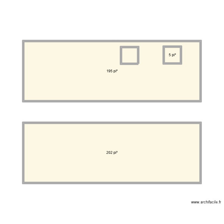 Mur côté droit. Plan de 0 pièce et 0 m2