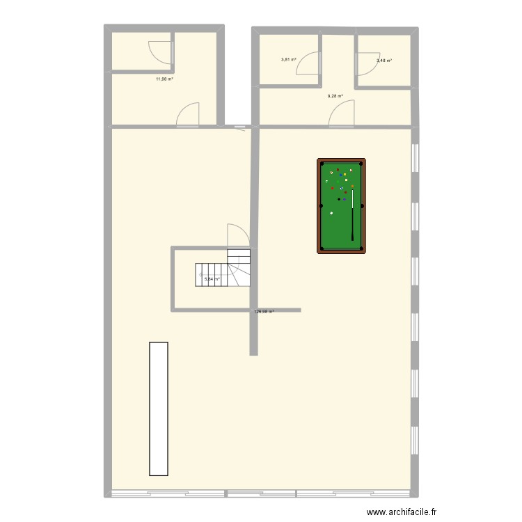 le commerce 1. Plan de 0 pièce et 0 m2