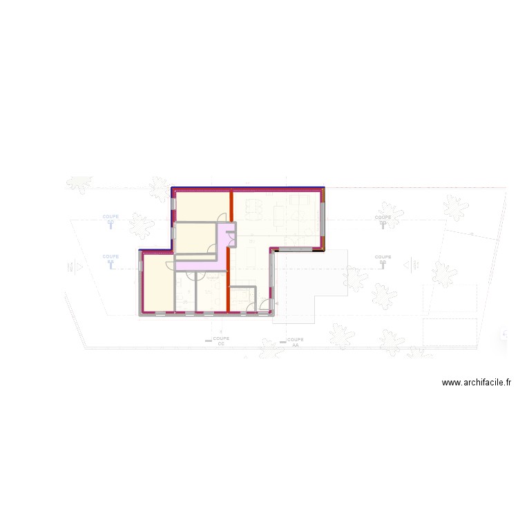 SJF04. Plan de 10 pièces et 133 m2