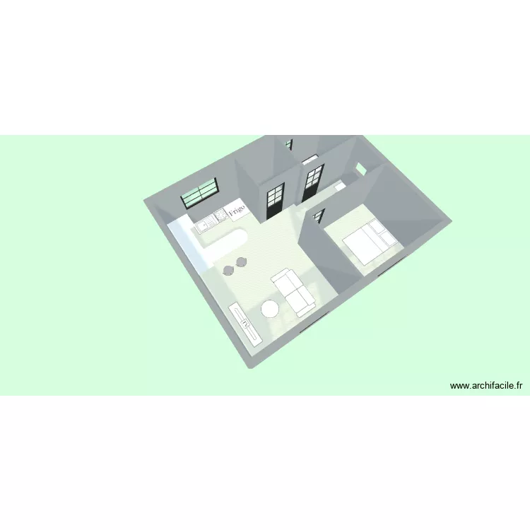 Frk1. Plan de 4 et 44 m² Frk1. Plan de 4 et 44 m²