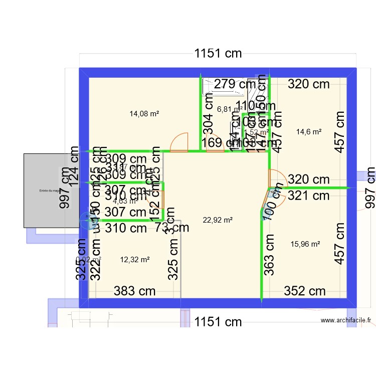 KandT. Plan de 0 pièce et 0 m2