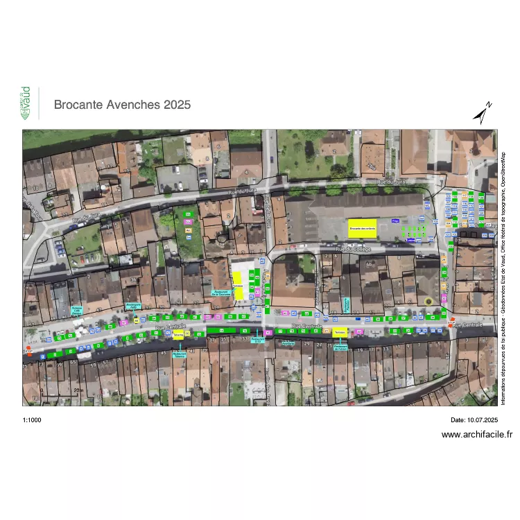 Avenches 2026. Plan de 