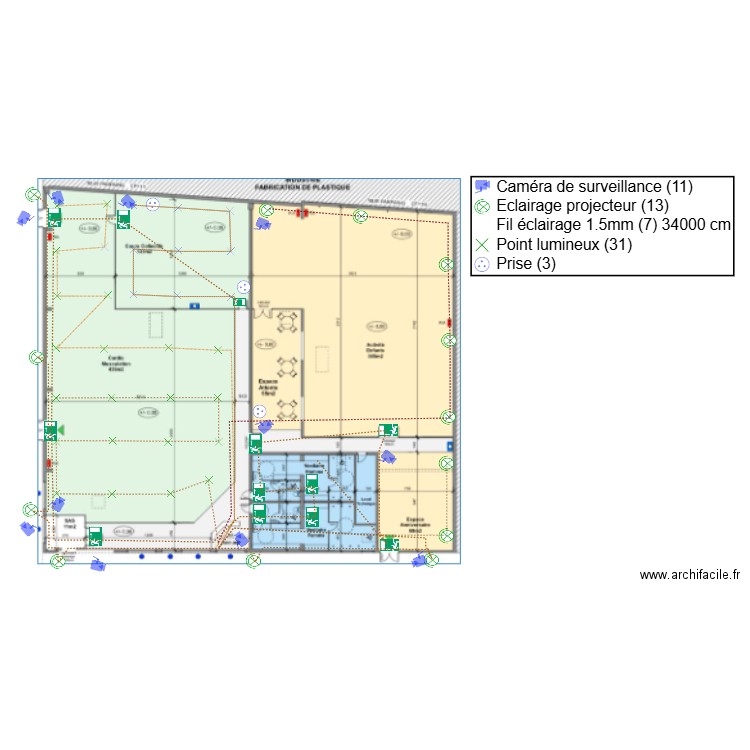 FOSSES. Plan de 0 pièce et 0 m2