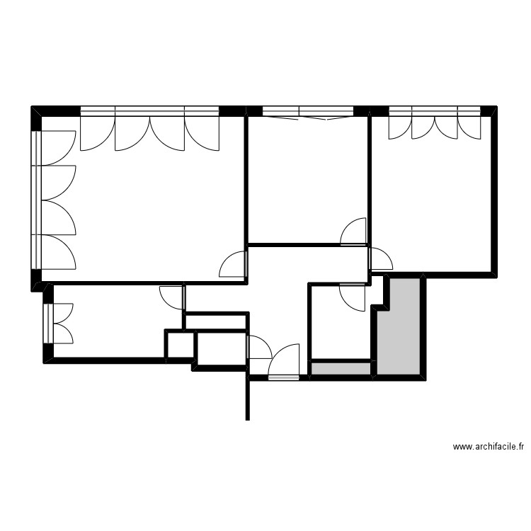 BASTIANI. Plan de 11 pièces et 76 m2