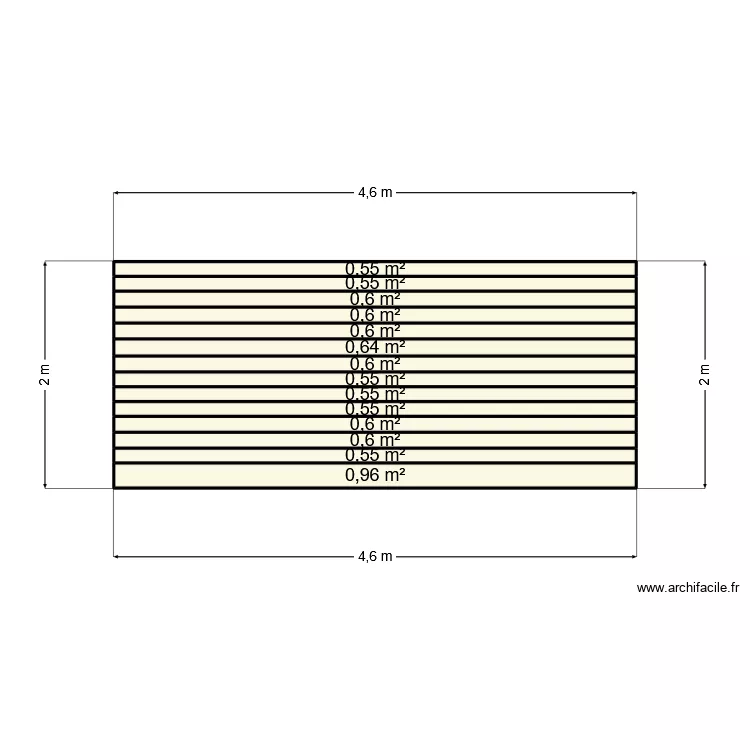 C/B. Plan de 14 pièces et 8 m² C/B. Plan de 14 pièces et 8 m²