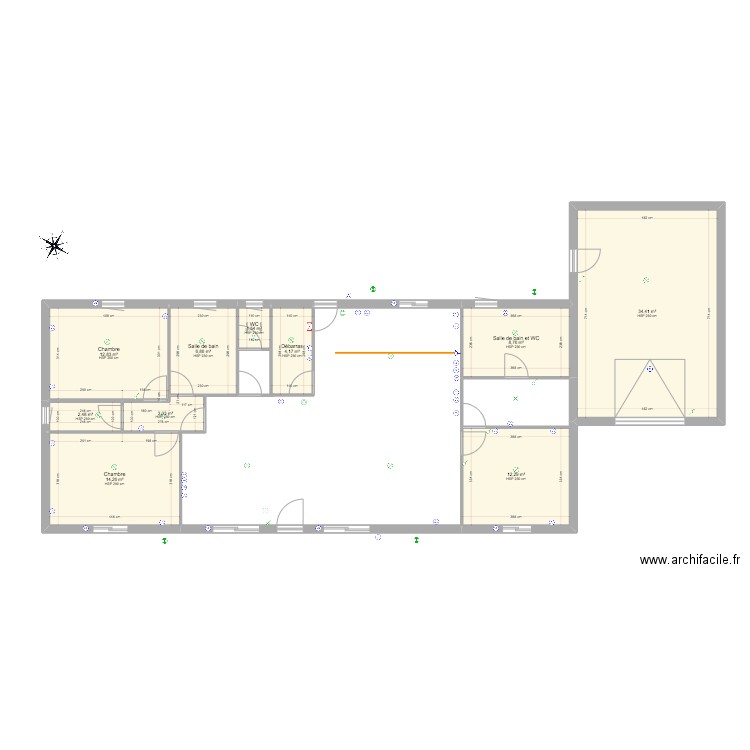 PLAN MAISON NEUVE MARTINS. Plan de 0 pièce et 0 m2