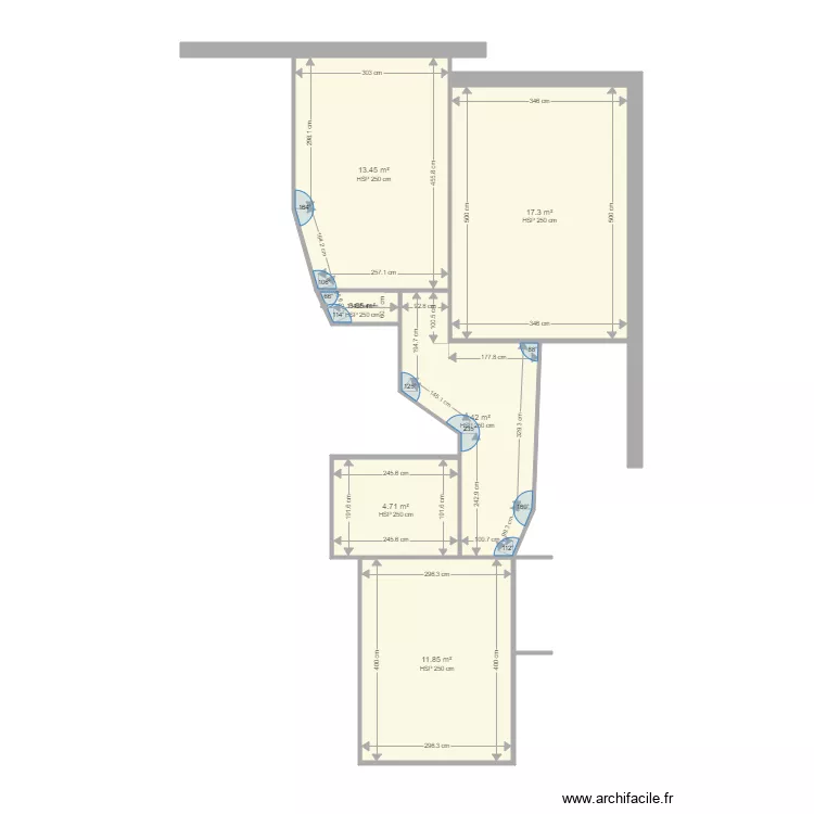 CHIROL MARIE. Plan de 6 et 57 m² CHIROL MARIE. Plan de 6 et 57 m²