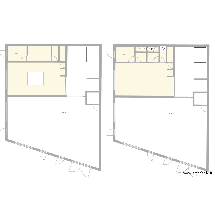 villemur. Plan de 6 pièces et 391 m2
