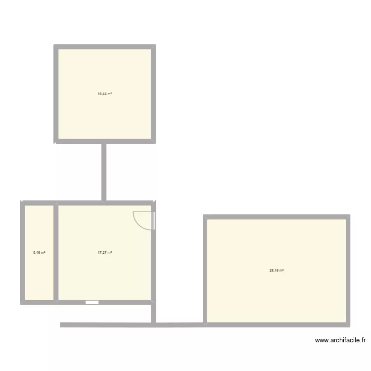 MA MAISON. Plan de 4 Pièces et 67 m²