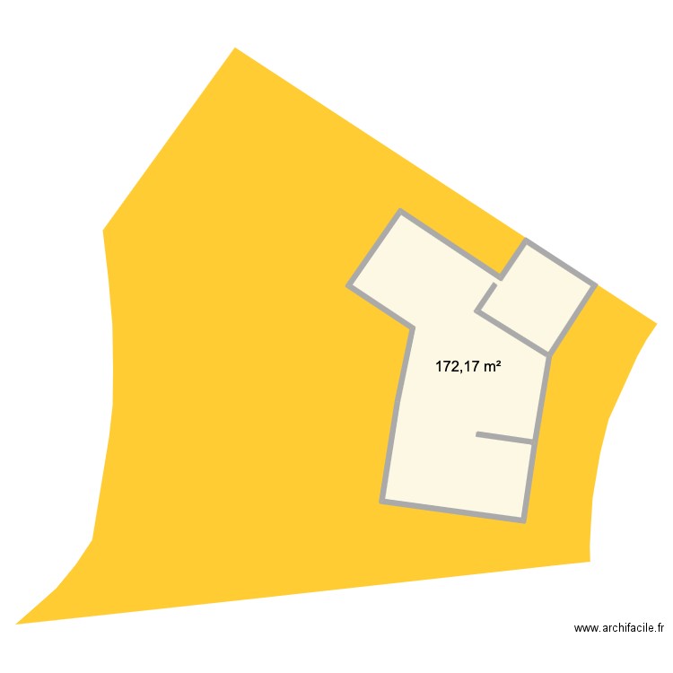 plan bono. Plan de 1 pièce et 172 m2