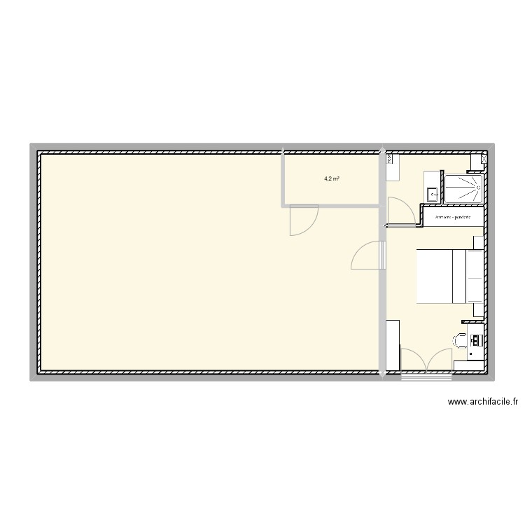 SinBO 0-V3. Plan de 7 pièces et 82 m2