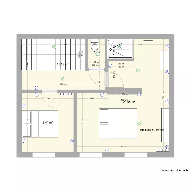R+1 ELECTRICITE. Plan de R+1 ELECTRICITE. Plan de