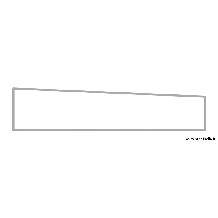 plan de coupe. Plan de 1 pièce et 38 m2