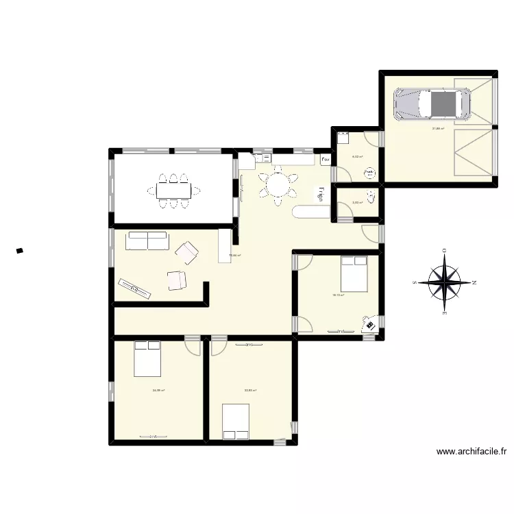 phil2. Plan de 7 pièces et 183 m² phil2. Plan de 7 pièces et 183 m²