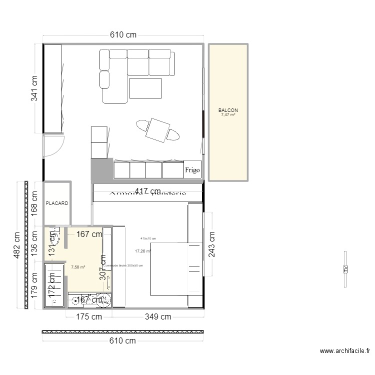 MODIF GP. Plan de 0 pièce et 0 m2