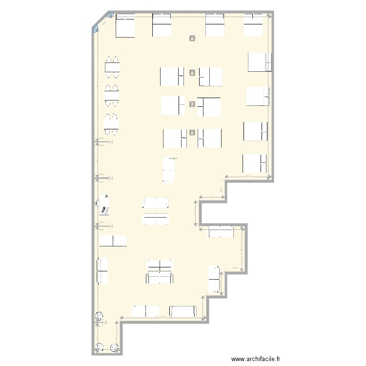 litterie brianconnaise. Plan de 5 pièces et 347 m2