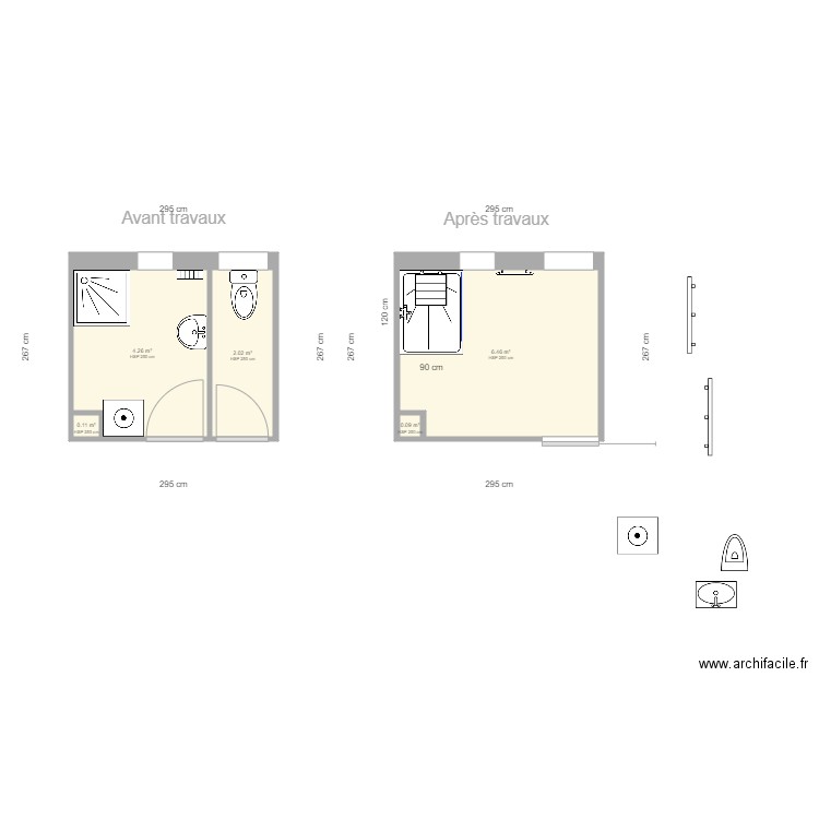 CHOUVELON Denis pjt. Plan de 5 pièces et 13 m2