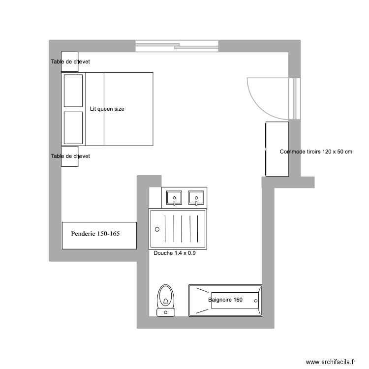 Chambre 2. Plan de 0 pièce et 0 m2
