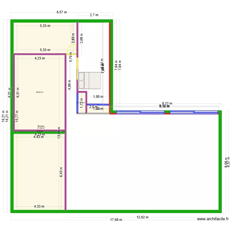Maison Version 3. Plan de 4 et 198 m² Maison Version 3. Plan de 4 et 198 m²
