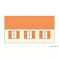 plan facade fen&ecirc;tres