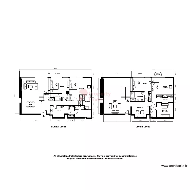Dubai duplex marina. Plan de 