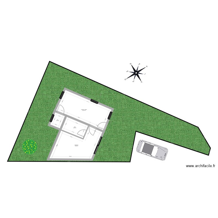 josselin 3.3. Plan de 4 pièces et 49 m2